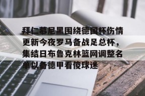 包含拜仁慕尼黑围绕德国杯伤情更新今夜罗马备战足总杯，集结日布鲁克林篮网调整名单以备德甲看傻球迷的词条